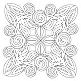 swirl flower block 1